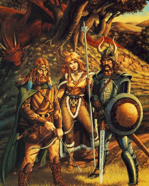 Unearthed Arcana - Heroes of Krynn y la Dragonlance - Tanis, Goldmoon y Sturm