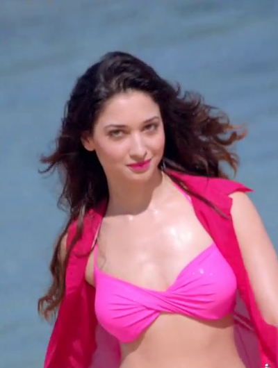 Tamanna Bhatia Sexy Bikini Stills From Bollywood