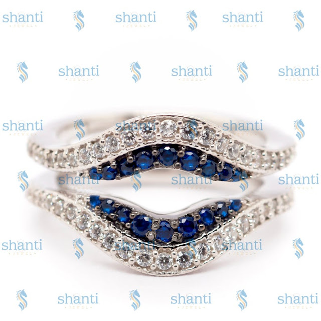 Blue Diamond Ring