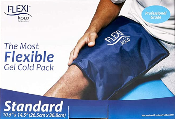 FlexiKold Gel Ice Pack - Reusable Ice Pack for Injuries (Cold Pack Compress to aid Back Injuries, Pain Relief for Shoulder, Ankle, Neck, Hip, Elbow, Wrist) - 6300-COLD