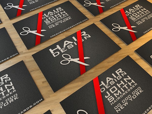 PSD Business Card for Hairdresser