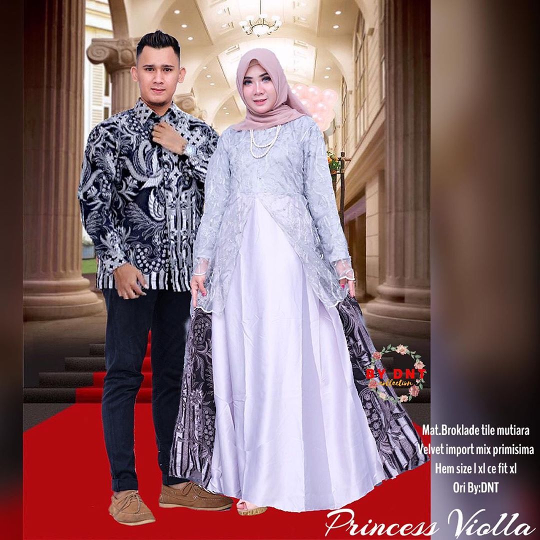 Model Batik Couple  Modern Terbaru 2021 Desain Mewah 