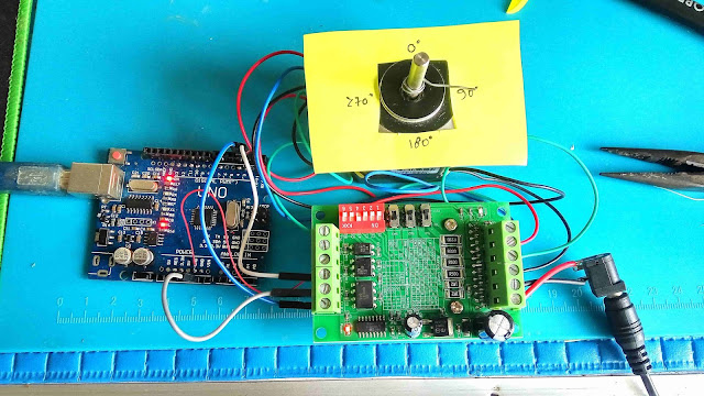 chip piko, Cara Menggunakan TB6560 Stepper Motor Driver Arduino