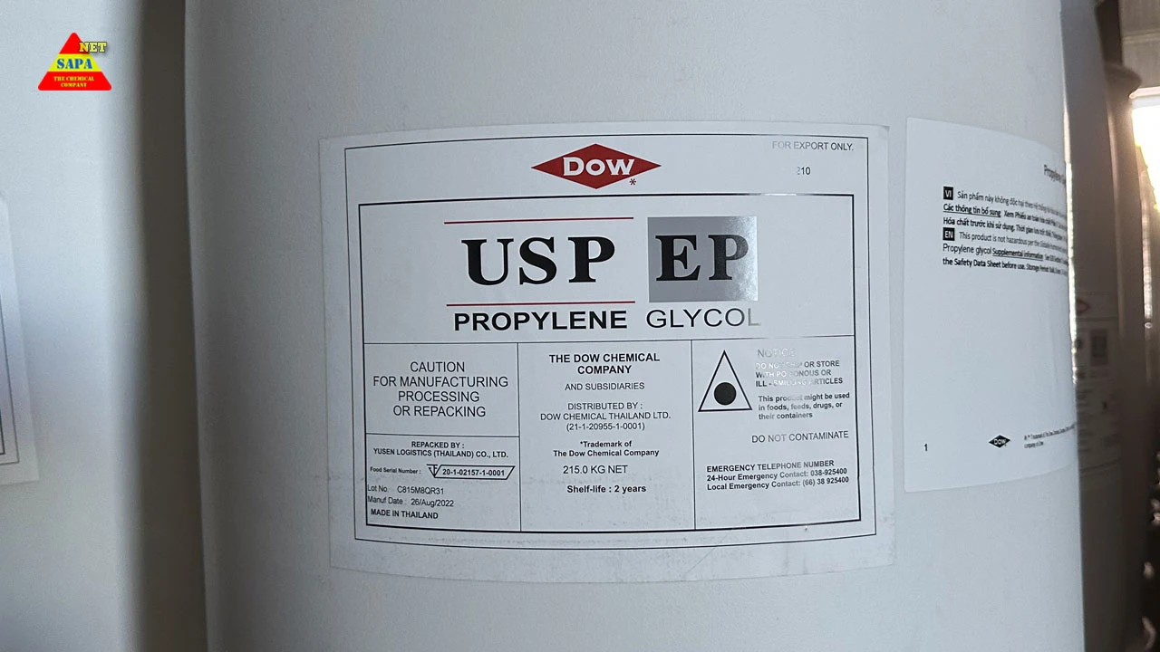 Propylene Glycol USP/EP (PG dược)