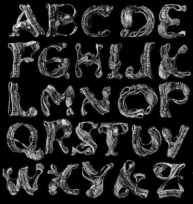 Cool Graffiti Style Alphabets Graffiti Fonts Black and White Design