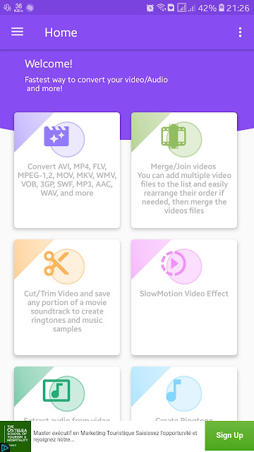 أحسن تطبيق على الأندرويد لتحويل صيغ الفيديو إلى أي صيغة بدون فقدان الجودة