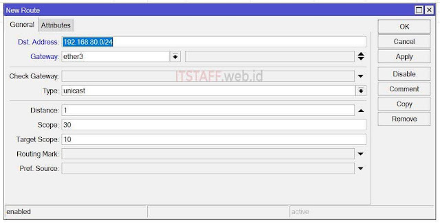 IP Routes Mikrotik - ITSTAFF.web.id