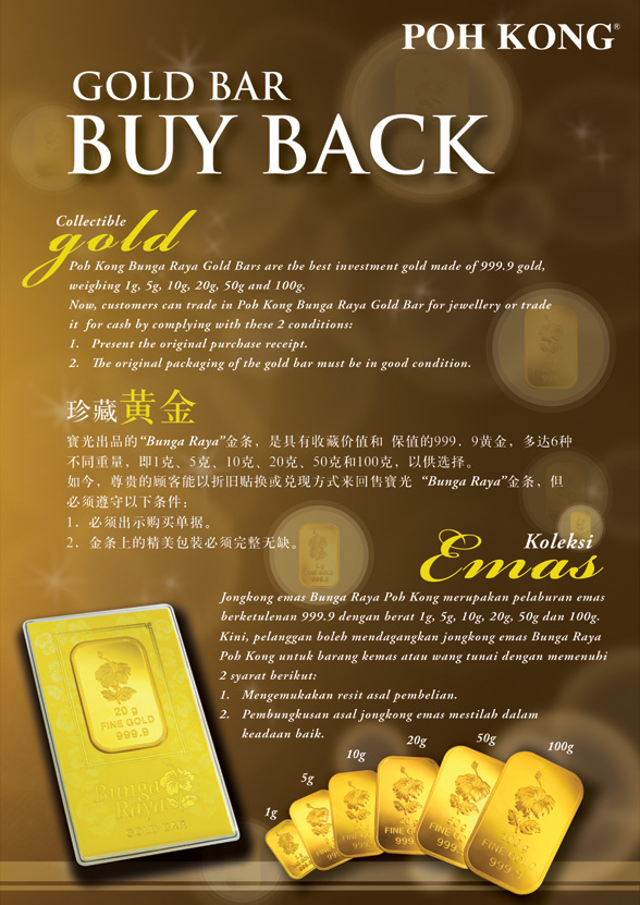 Gold Price In Malaysia: Poh Kong Gold Bar better than ...