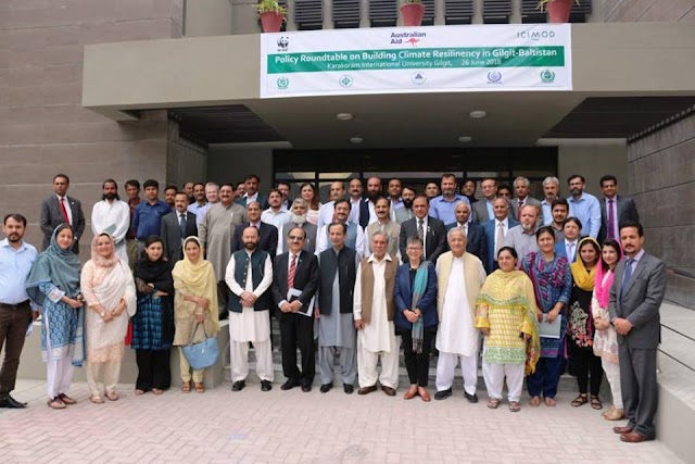 Karakoram International University hosted a high-level policy round-table on building climate resiliency in Gilgit-Baltistan
