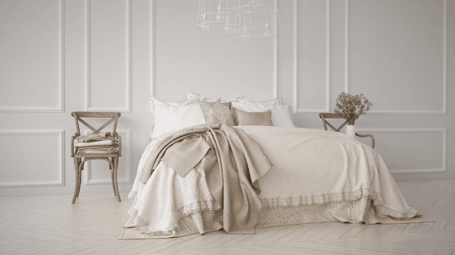 desain kamar tidur minimalis wallmoulding