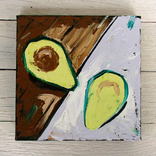 avocado painting