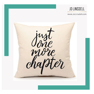 Just One More Chapter Throw Pillow Case Cushion Cover