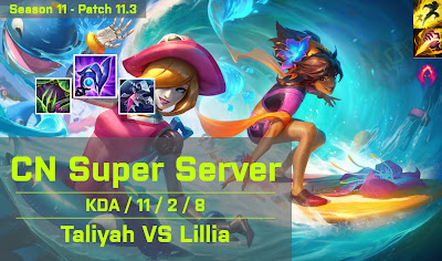 Taliyah JG vs Lillia - CN Super Server 11.3