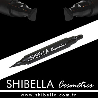 Shibella Cosmetics Çift Taraflı İnce Ve Kalın Damga Eyeliner