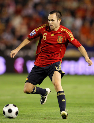 Andres Iniesta World Cup 2010 Football Poster