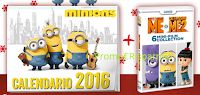 Logo Calendario + DVD Minions Cattivissimo Me in edicola