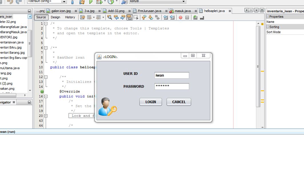 Download Program/Aplikasi Inventori/Persediaan JAVA 