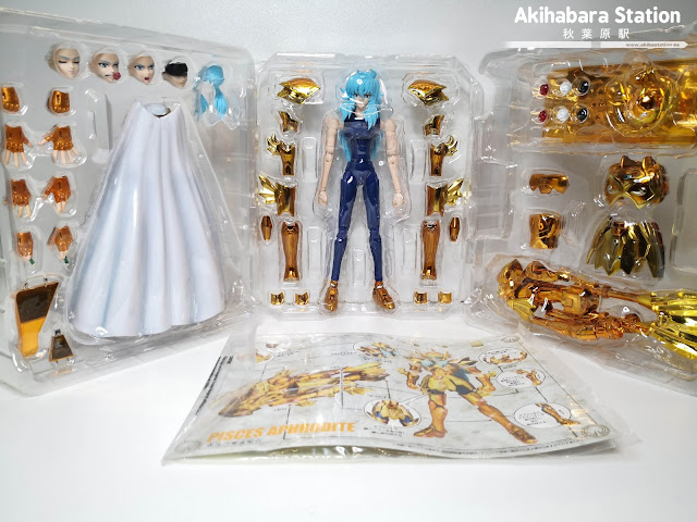 Review del Saint Cloth Myth EX Aphrodite Pisces ver. Revival de "Saint Seiya" - Tamashii Nations