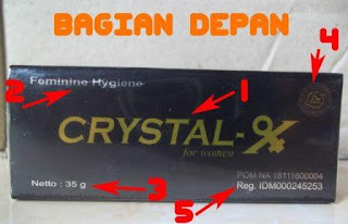 Crystal X bagian depan