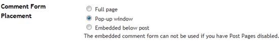 pop up blogger form