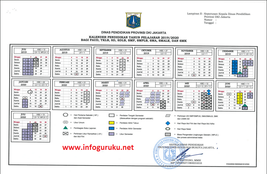 Kalender Pendidikan Tahun Pelajaran 2019 2020 Infoguruku Kalender Pendidikan Tahun Pelajaran 2019 2020 Infoguruku
