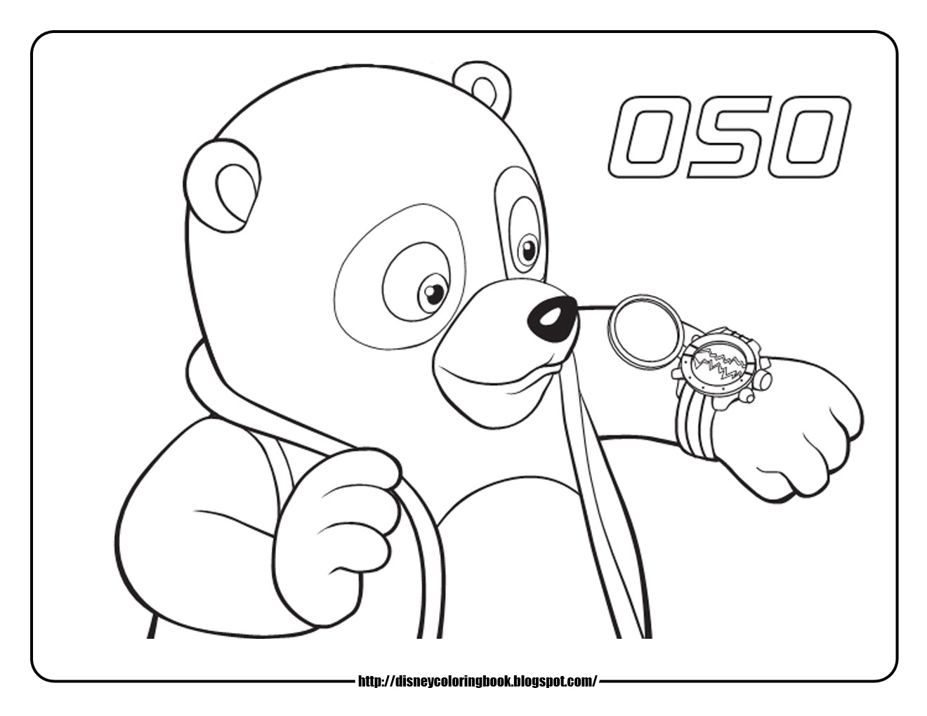 Download Special Agent Oso 1: Free Disney Coloring Sheets | Learn ...