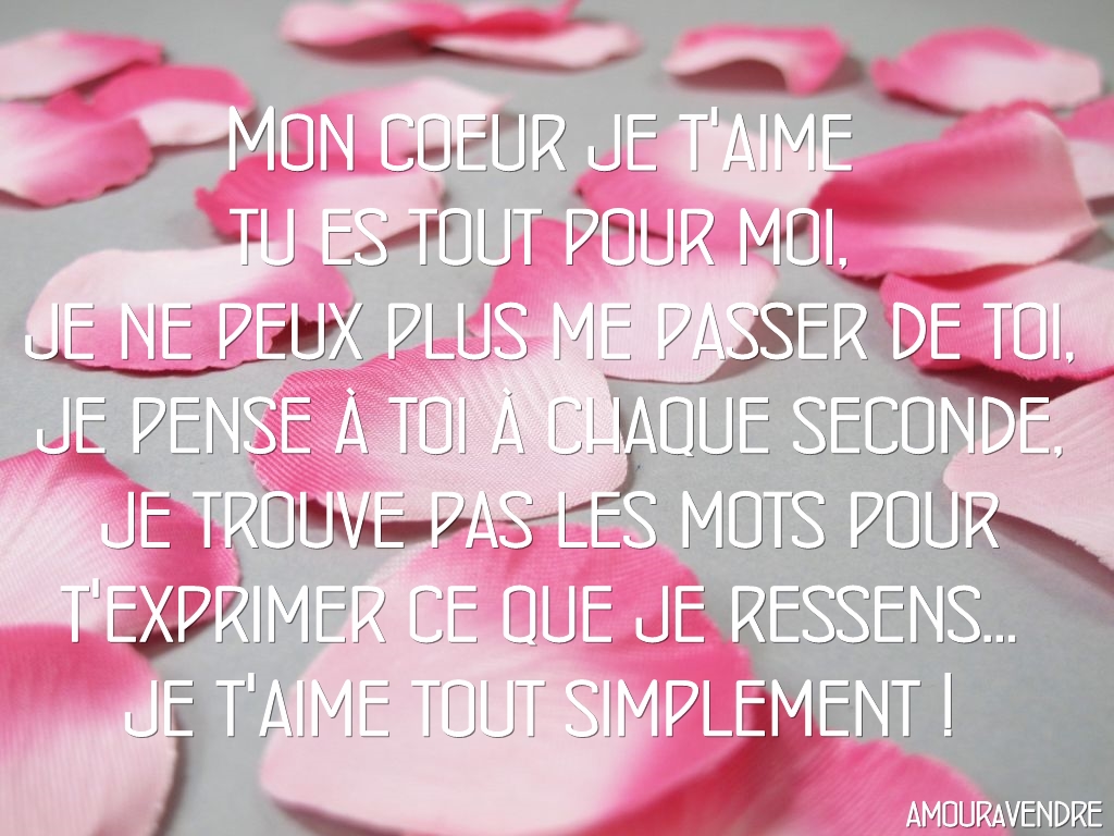 image d un message d amour pour elle messages pour