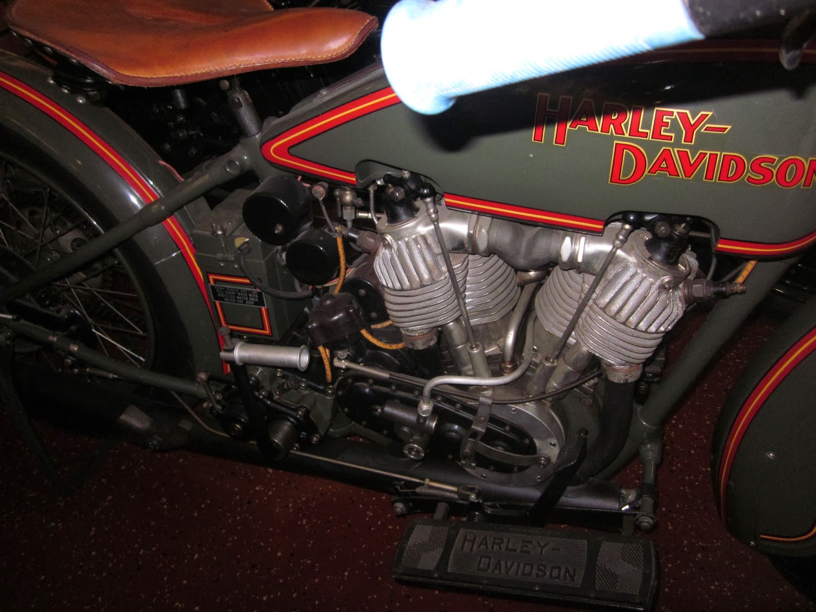 harley davidson jdcb on display at the world of motorcycles museum ...