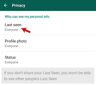 WhatsApp Privacy Settings