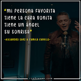 captura del video mi persona favorita de Alejandro Sanz y Camila cabello