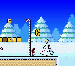 Jogue Mario Saves Christmas 2021 para SNES