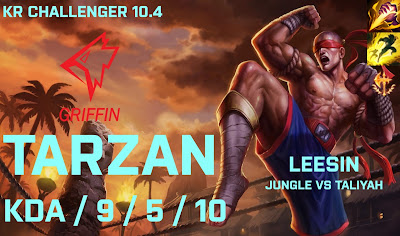 GRF Tarzan Leesin JG vs Taliyah - KR Challenger 10.4