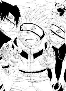 Naruto coloring book pages