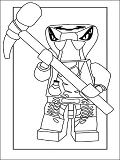 Desenhos Ninjago Snake para Colorir