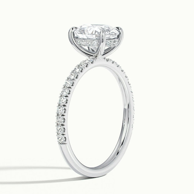 2.5 carat oval diamond ring