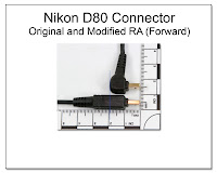 CP1061: Nikon D80 Connector - Original and Modified RA (Forward)