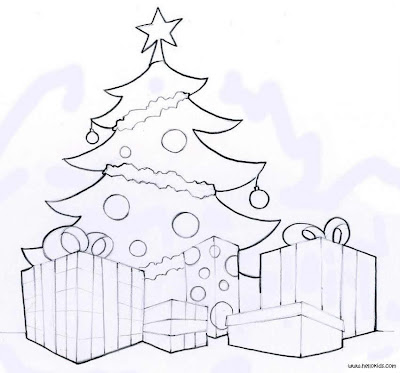 Christmas Coloring Pages,Christmas Tree Coloring Pages
