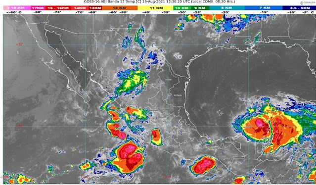 Se prevén vientos con rachas de 120 a 150 km/h y oleaje de 4 a 6 m de altura en costas de Quintana Roo y Yucatán.