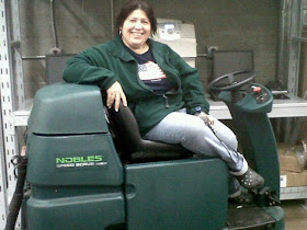 Diana smiles as she prepares to clean the floors at Wal-Mart one more time.  NTCC has no retirement plan for the ministers who labor out in the field.  What will you do when NTCC is done using you?