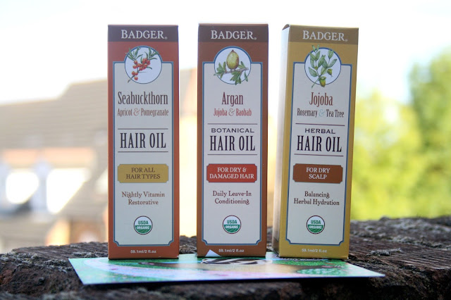 New Badger Hair Rescue Oils