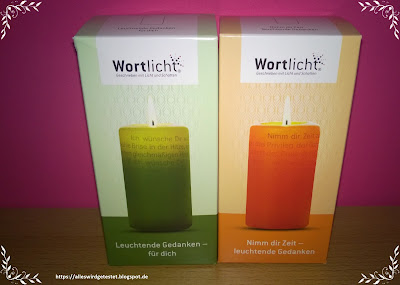 Wortlicht Kerzen