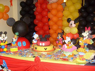 Children's Parties, Decorations Mickey Mouse