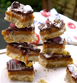 Mini Egg Millionaire Shortbread Easter The Betty Stamp