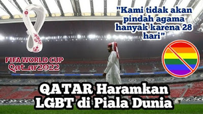 Qatar Haramkan LGBT di Piala Dunia 2022: 'Kami Tidak Akan Menukar Agama Hanya Karena Turnamen 28 Hari'