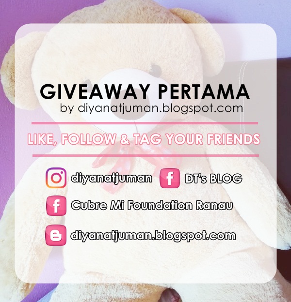 GIVEAWAY PERTAMA by diyanatjuman.blogspot.com