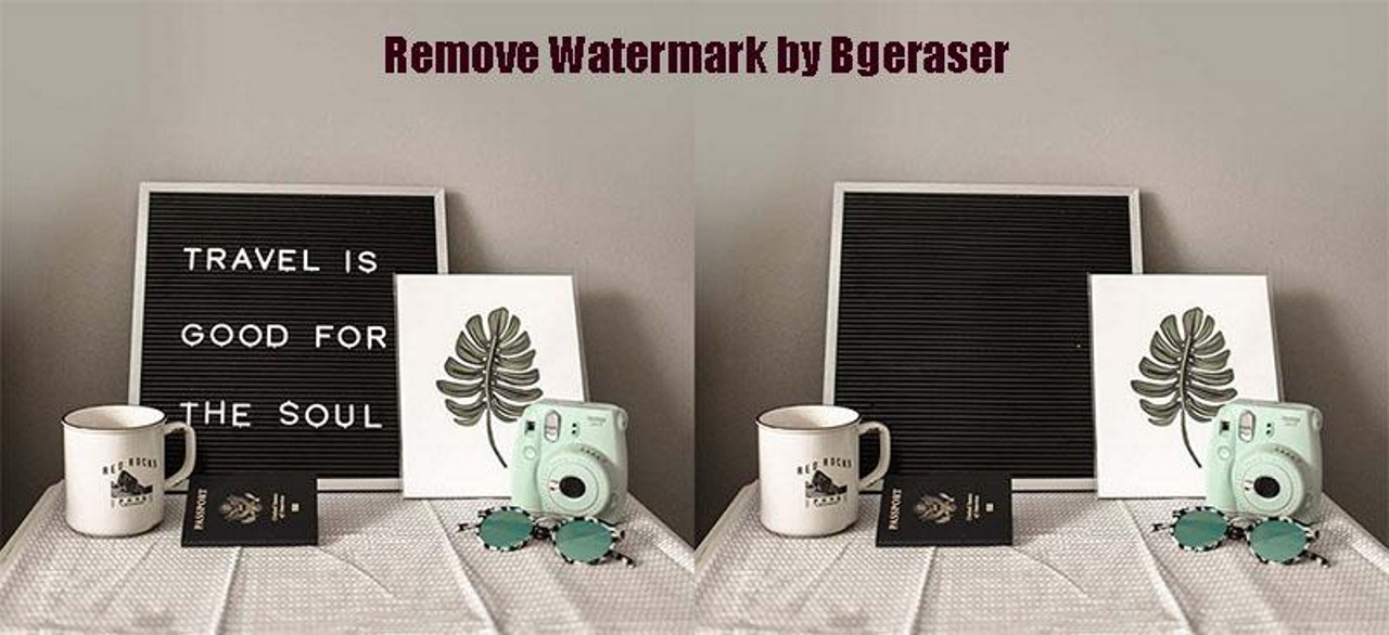 How to remove unwanted watermark with Bgeraser