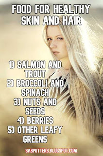 List of best foods for hair and skin