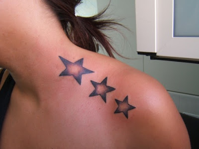Star Tattoos for Women on Shoulder