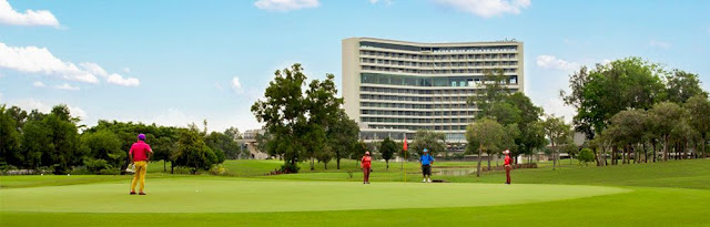 Golf Court of Padang Golf Sukajadi and Radisson Batam