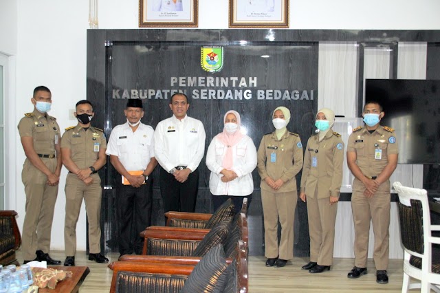 Sekdakab Terima Silaturahmi Praja IPDN Asal Sergai